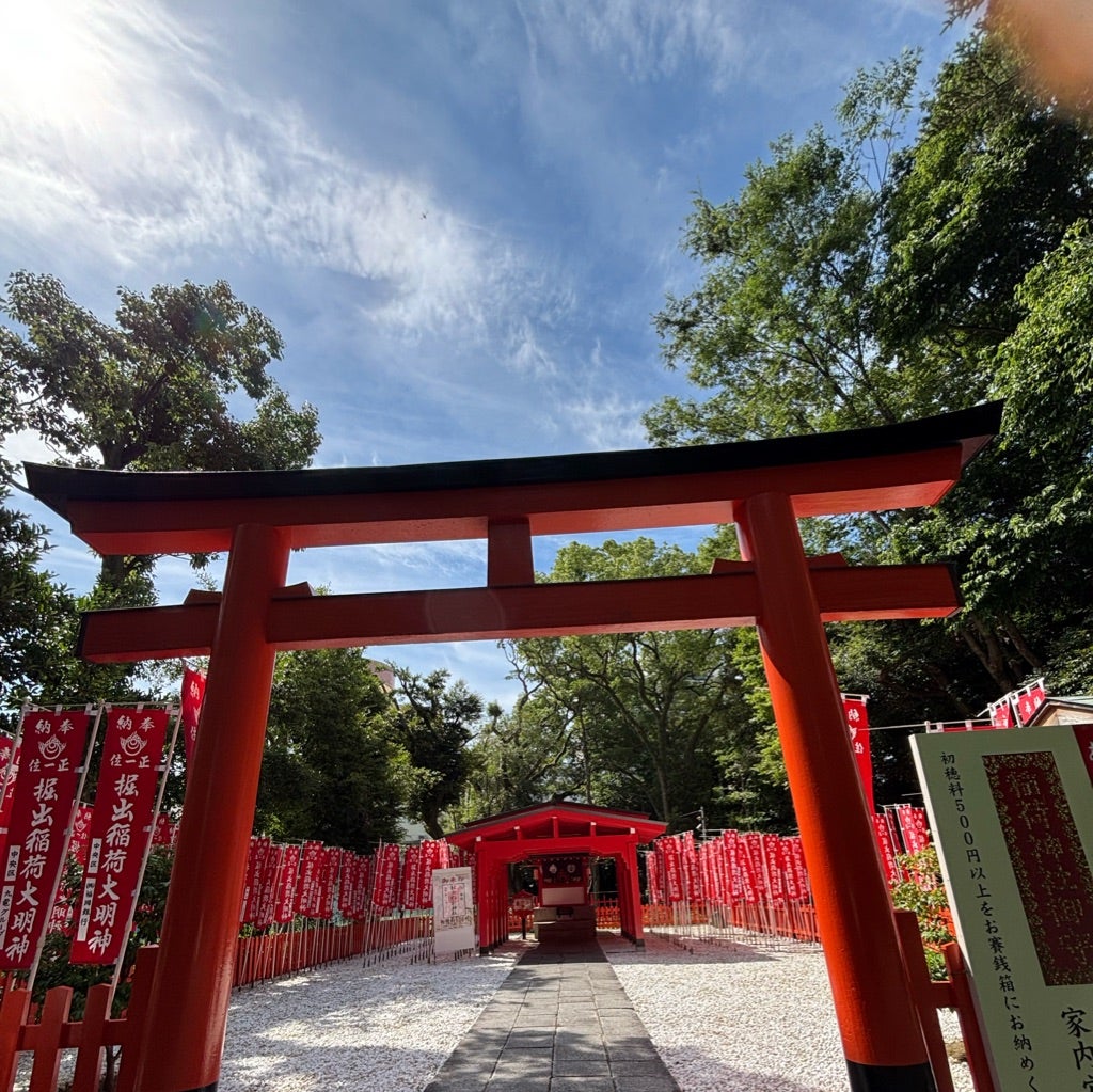 午の日参りに行きました